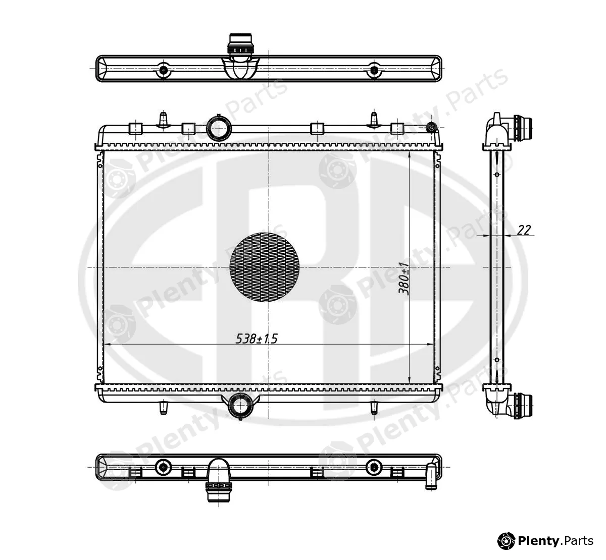ERA 673189 — Radiator, engine cooling