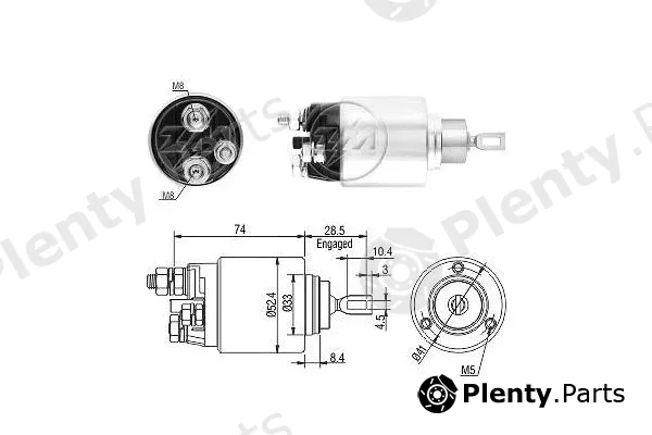 ERA ZM6381 — Solenoid Switch, starter