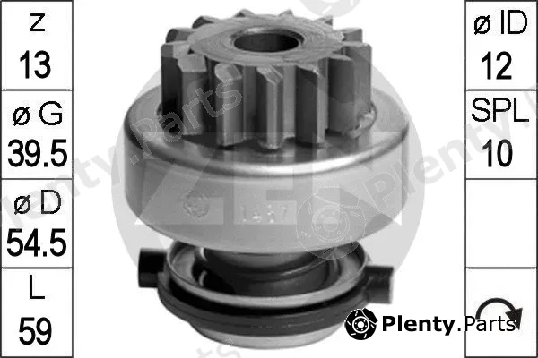 ERA ZN1487 — Freewheel Gear, starter