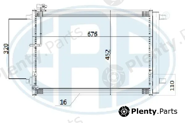 ERA 667265 — Condenser, air conditioning