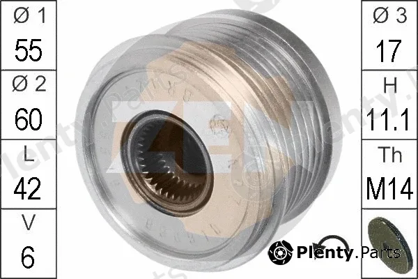 ERA ZN5516 — Alternator Freewheel Clutch