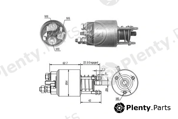 ERA ZM4395 — Solenoid Switch, starter