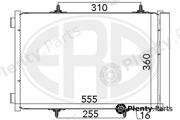 ERA 667025 — Condenser, air conditioning