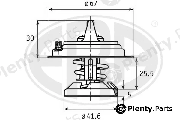 ERA 350216 — Thermostat, coolant
