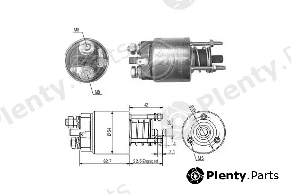 ERA ZM7395 — Solenoid Switch, starter