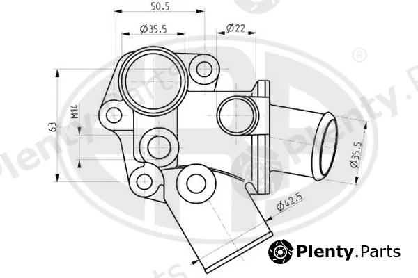 ERA 350360 — Thermostat, coolant