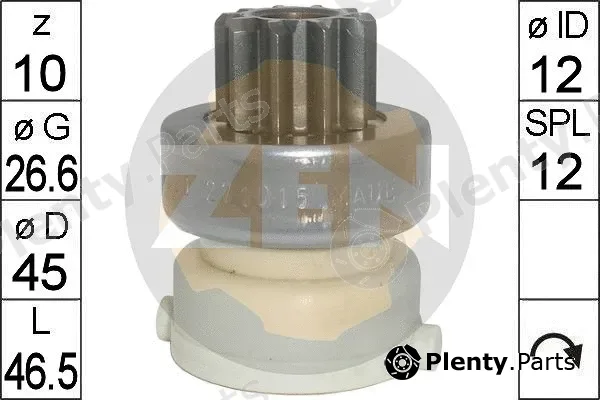 ERA ZN1820 — Freewheel Gear, starter