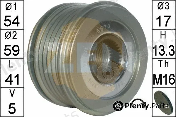 ERA ZN5670 — Alternator Freewheel Clutch