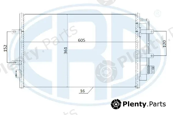 ERA 667245 — Condenser, air conditioning