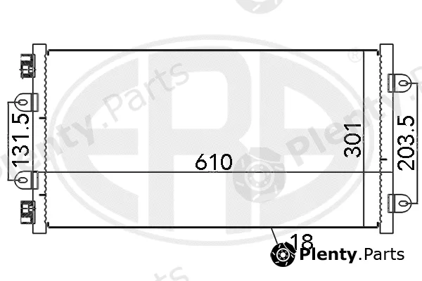 ERA 667014 — Condenser, air conditioning