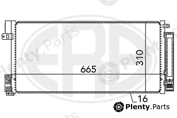 ERA 667004 — Condenser, air conditioning