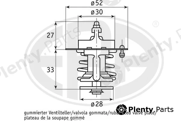 ERA 350185 — Thermostat, coolant