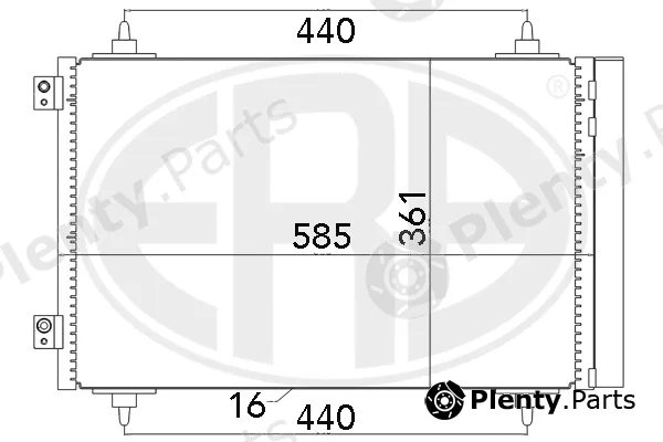 ERA 667016 — Condenser, air conditioning