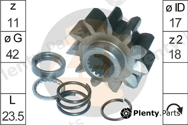ERA ZN12609 — Pinion, starter