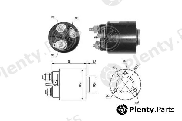 ERA ZM599 — Solenoid Switch, starter