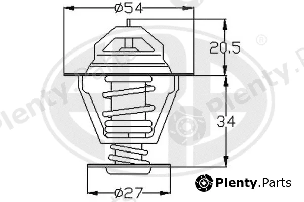 ERA 350241 — Thermostat, coolant