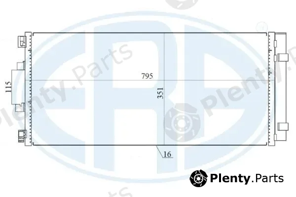 ERA 667157 — Condenser, air conditioning