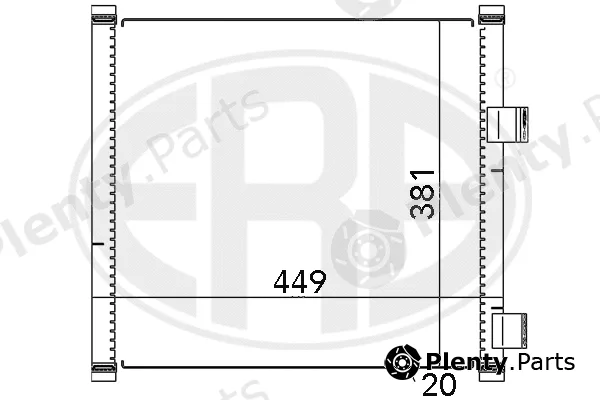 ERA 667092 — Condenser, air conditioning