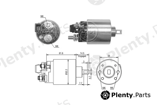 ERA ZM3482 — Solenoid Switch, starter