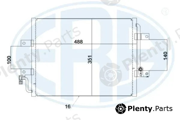 ERA 667253 — Condenser, air conditioning