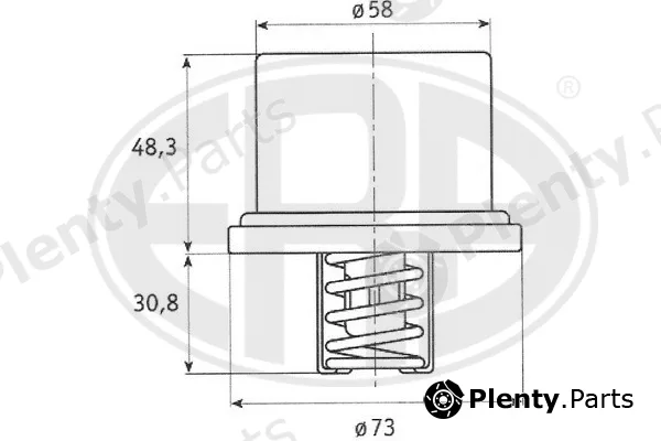 ERA 350206 — Thermostat, coolant