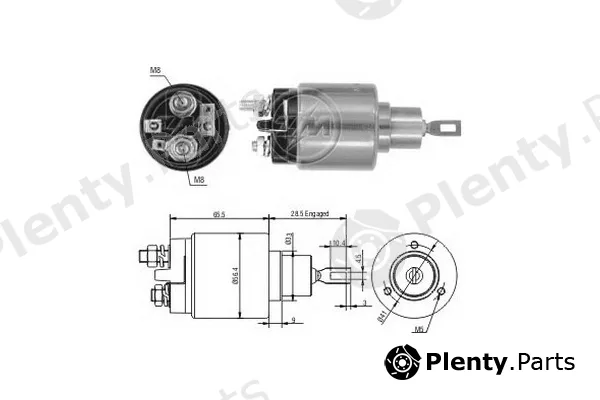 ERA ZM1573 — Solenoid Switch, starter