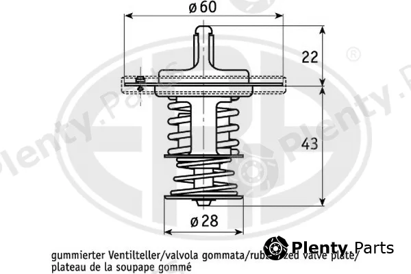 ERA 350314 — Thermostat, coolant
