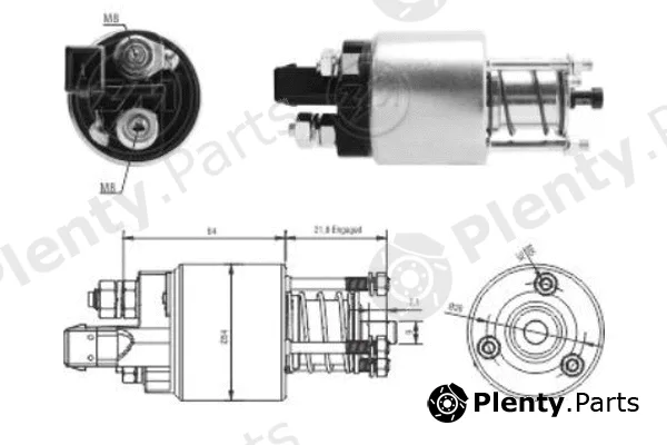 ERA ZM4397 — Solenoid Switch, starter