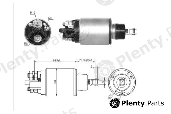 ERA ZM826 — Solenoid Switch, starter