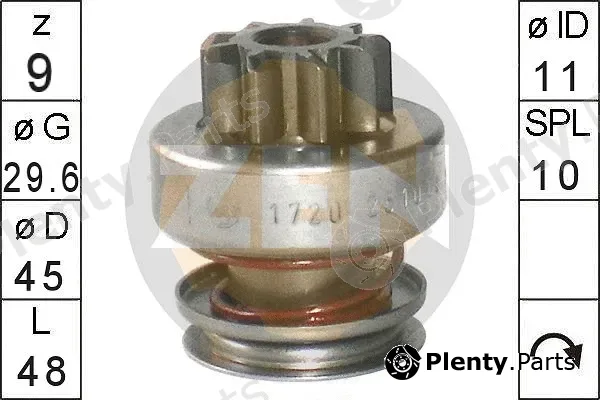 ERA ZN1720 — Freewheel Gear, starter