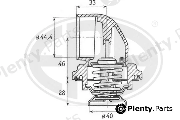 ERA 350210 — Thermostat, coolant