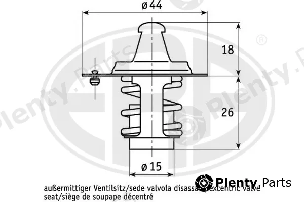 ERA 350357 — Thermostat, coolant