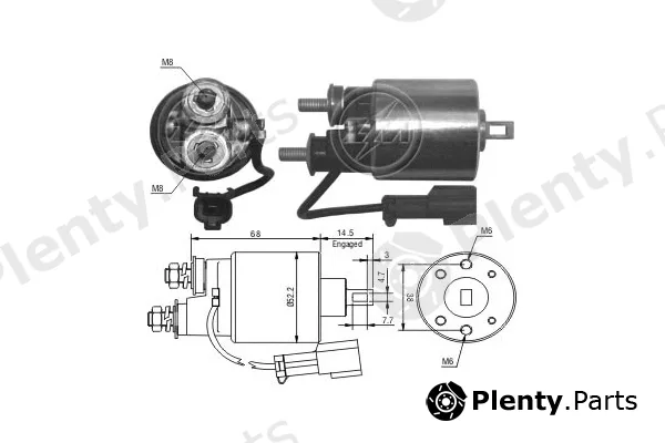 ERA ZM718 — Solenoid Switch, starter
