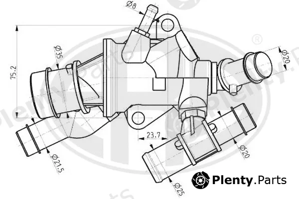 ERA 350227 — Thermostat, coolant