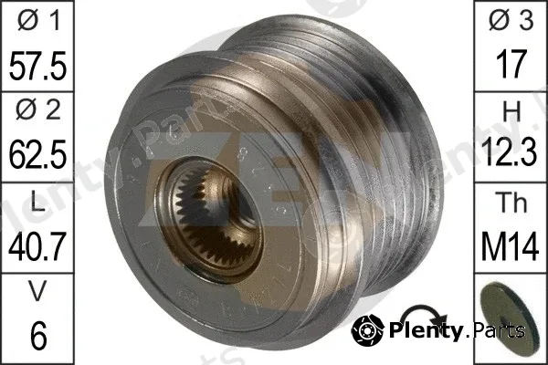 ERA ZN5428 — Alternator Freewheel Clutch