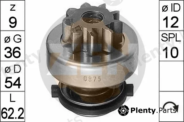 ERA ZN0875 — Freewheel Gear, starter