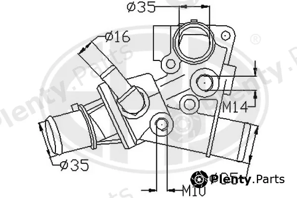 ERA 350182 — Thermostat, coolant