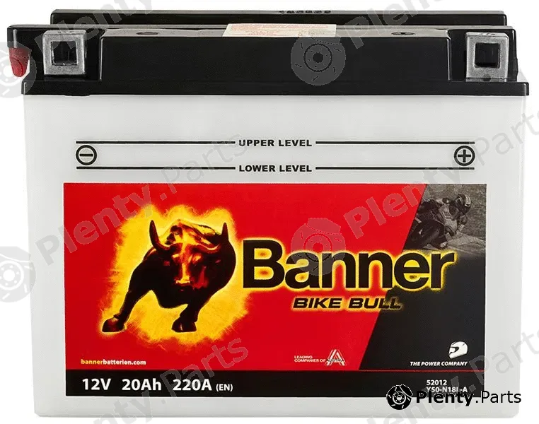 BannerPool 020520120100 — Starter Battery Bike Bull