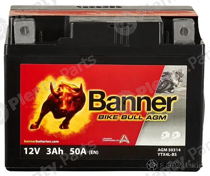 BannerPool 021503140100 — Starter Battery Bike Bull AGM