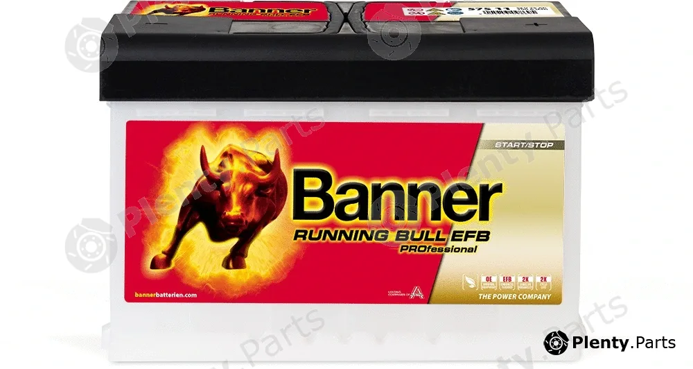 BannerPool 012575110101 — Starter Battery Running Bull EFB PROfessional