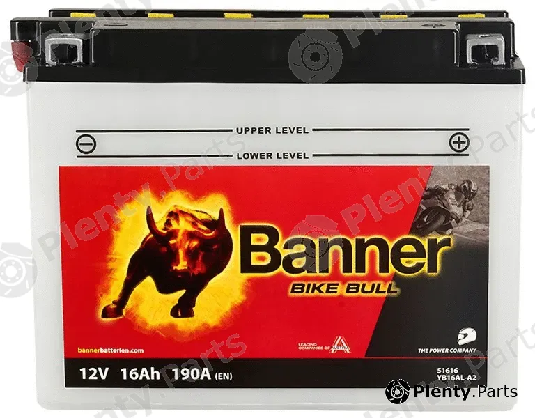 BannerPool 020516160100 — Starter Battery Bike Bull