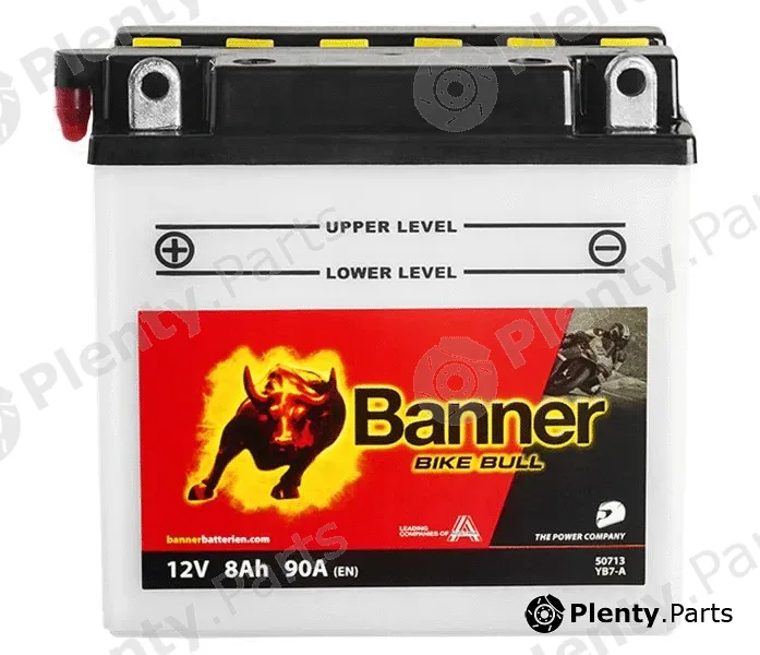 BannerPool 020507130100 — Starter Battery Bike Bull