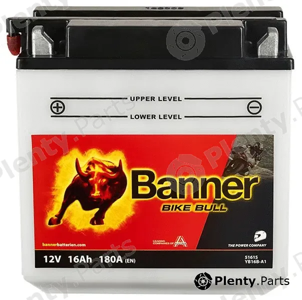 BannerPool 020516150100 — Starter Battery Bike Bull