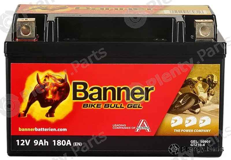 BannerPool 023509010101 — Starter Battery Bike Bull GEL