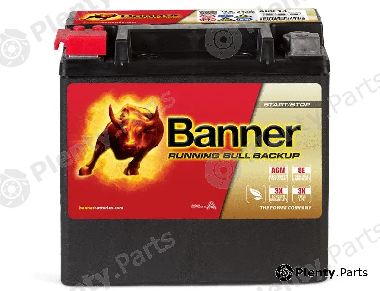 BannerPool 025514000101 — Starter Battery Running Bull BackUp
