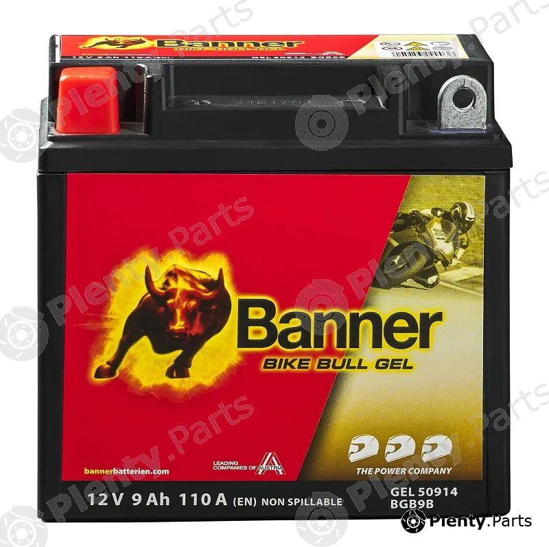 BannerPool 023509140101 — Starter Battery Bike Bull GEL