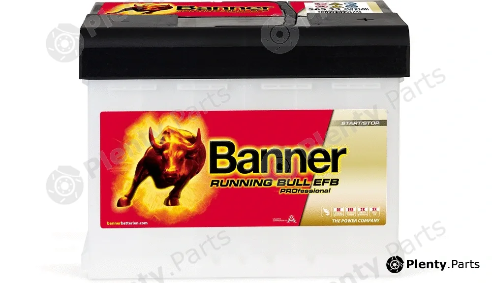 BannerPool 012565110101 — Starter Battery Running Bull EFB PROfessional
