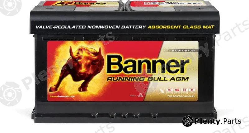BannerPool 016580010101 — Starter Battery Running Bull AGM