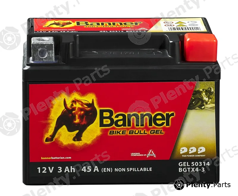 BannerPool 023503140101 — Starter Battery Bike Bull GEL