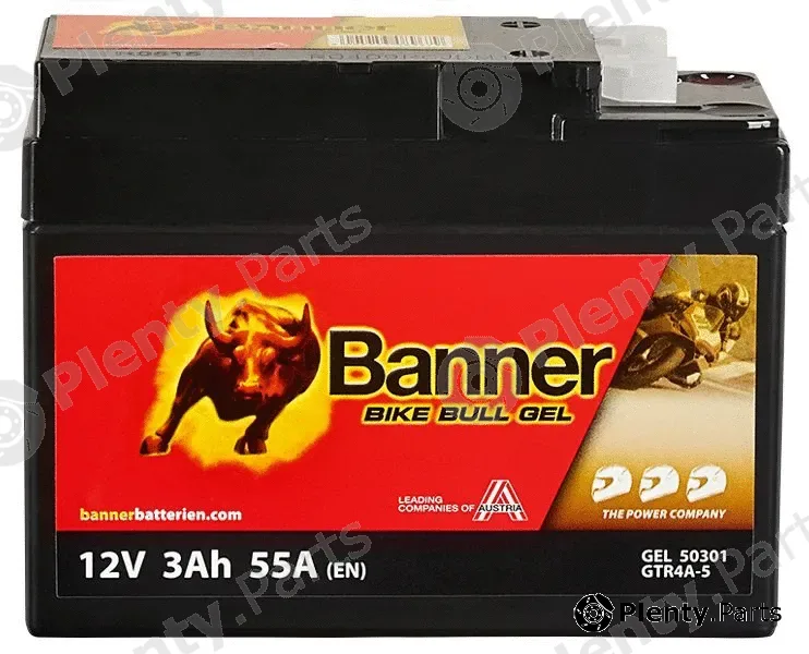BannerPool 023503010101 — Starter Battery Bike Bull GEL